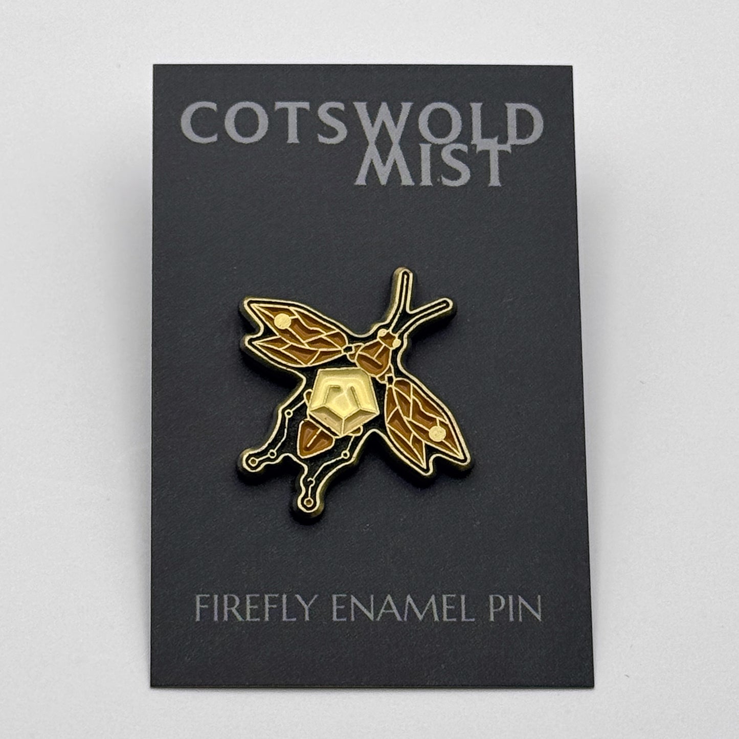 Cotswold Mist Enamel Firefly Pin