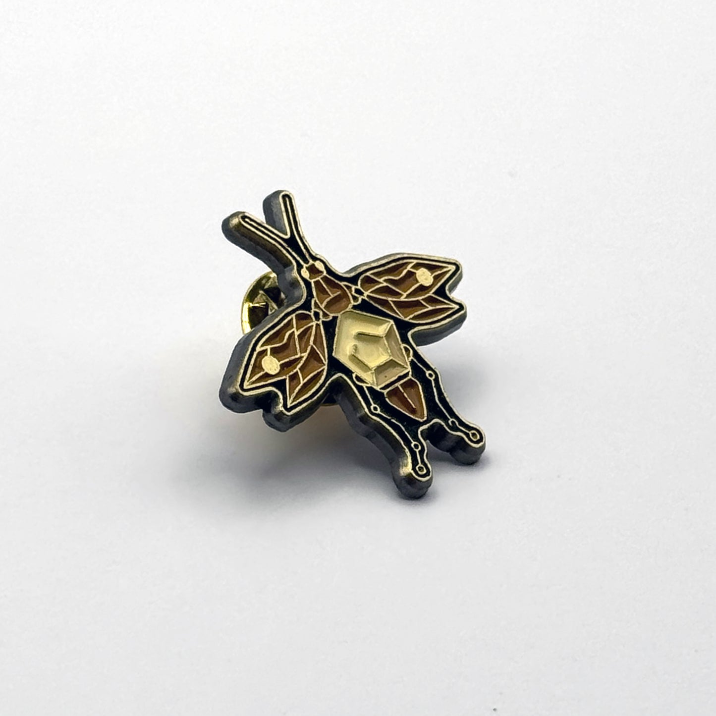 Cotswold Mist Enamel Firefly Pin