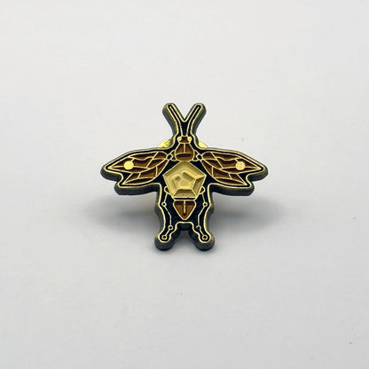 Cotswold Mist Enamel Firefly Pin