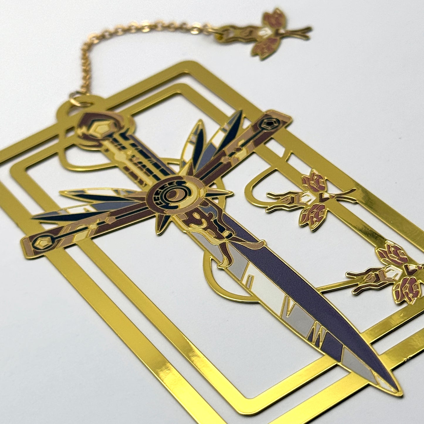 Cotswold Mist Metal Firefly Dagger Bookmark