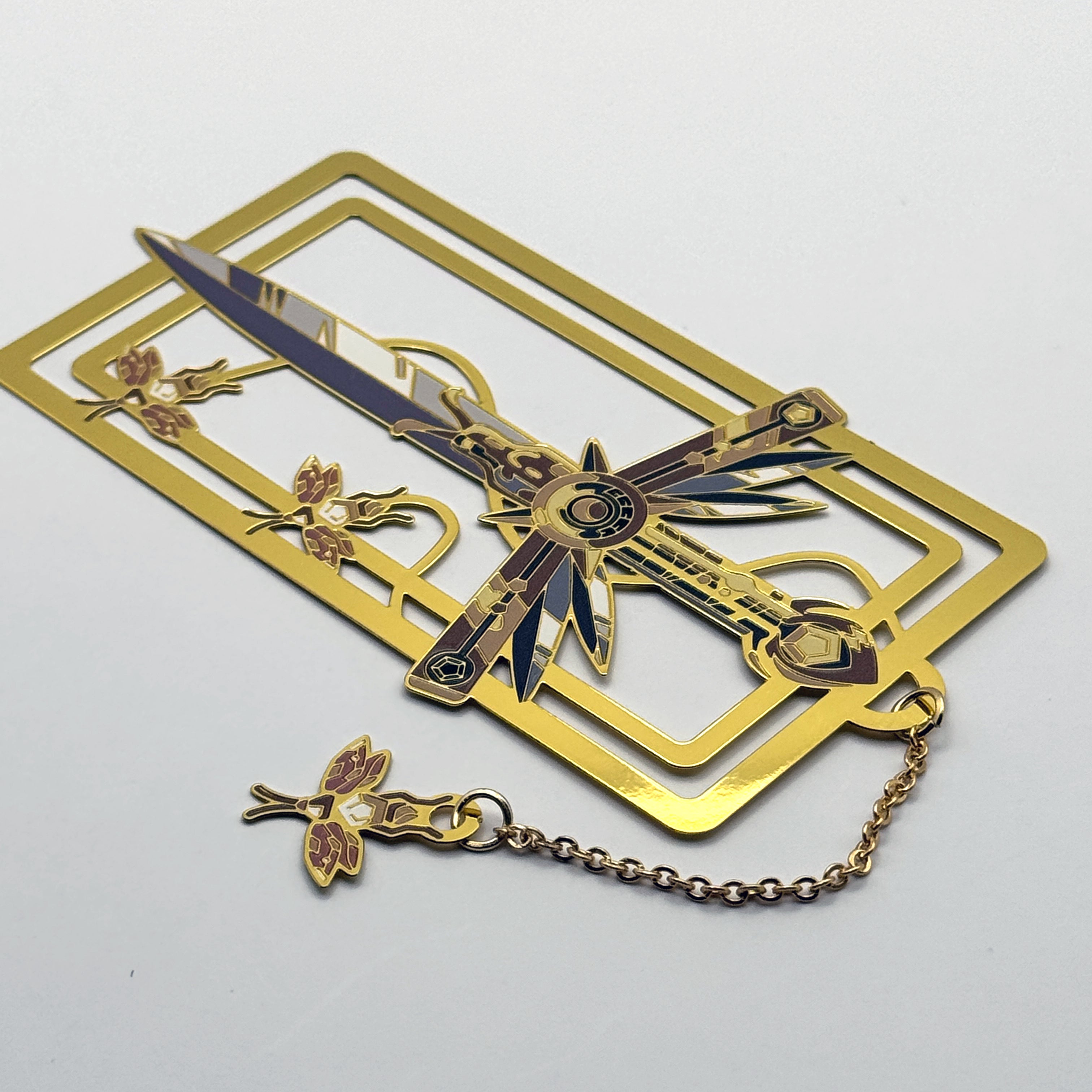 Cotswold Mist Metal Firefly Dagger Bookmark