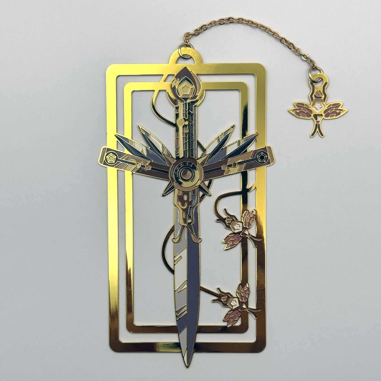 Cotswold Mist Metal Firefly Dagger Bookmark